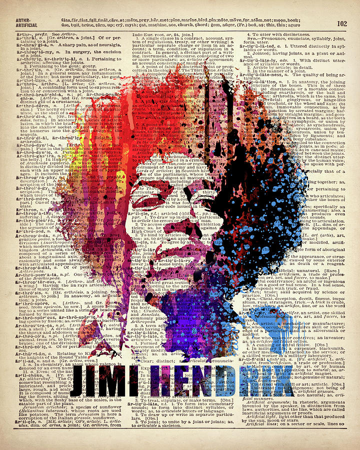 Jimi God Painting by Art Popop
