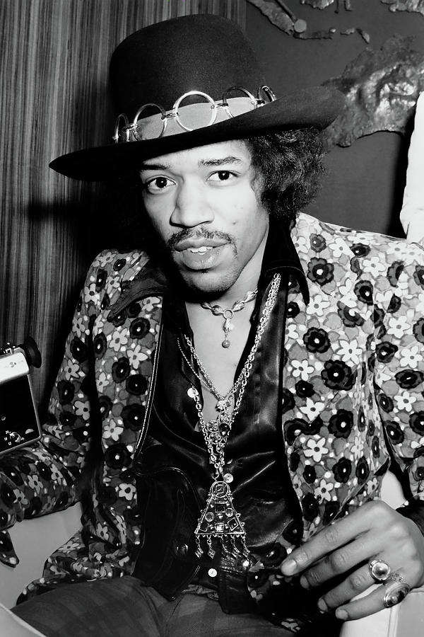 Jimi Hendrix Photograph - Jimi Hendrix Candid Backstage by Jay Thompson