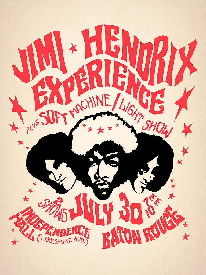 Jimi Hendrix Photograph - Jimi Hendrix Experience by Mark Rogan