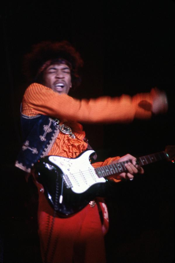 Jimi Hendrix In Midthe Frank Worth Photograph By Jill Gibson - Fine Art 