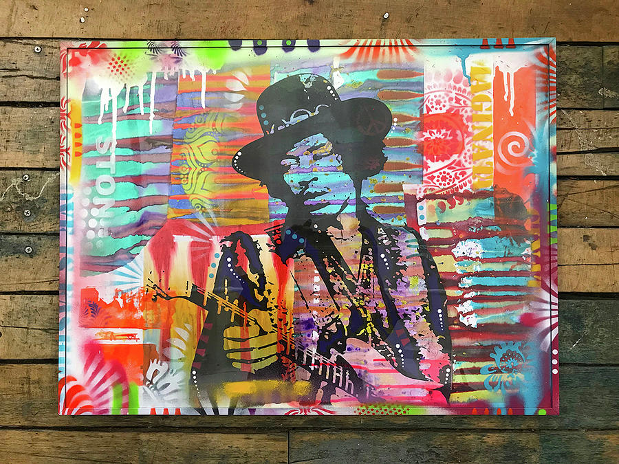 Jimi Hendrix STONE by Dean Russo Art Jimi Hendrix STONE by Dean Russo Art