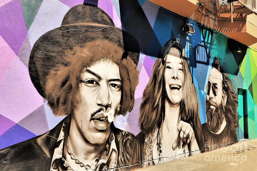 Jimi, Janis And Jerry Photograph