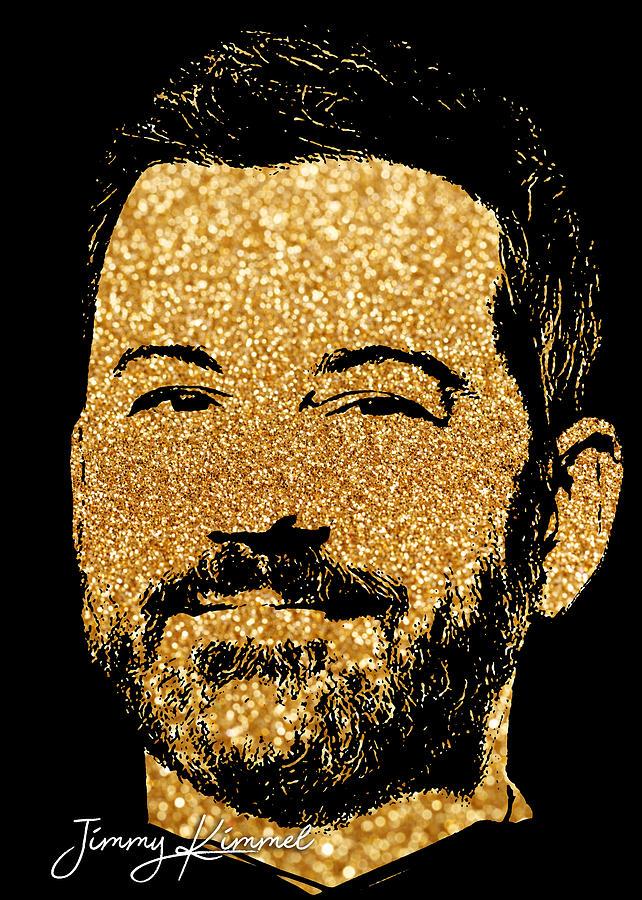 Jimmy Kimmel Digital Art by Jo Kiwi