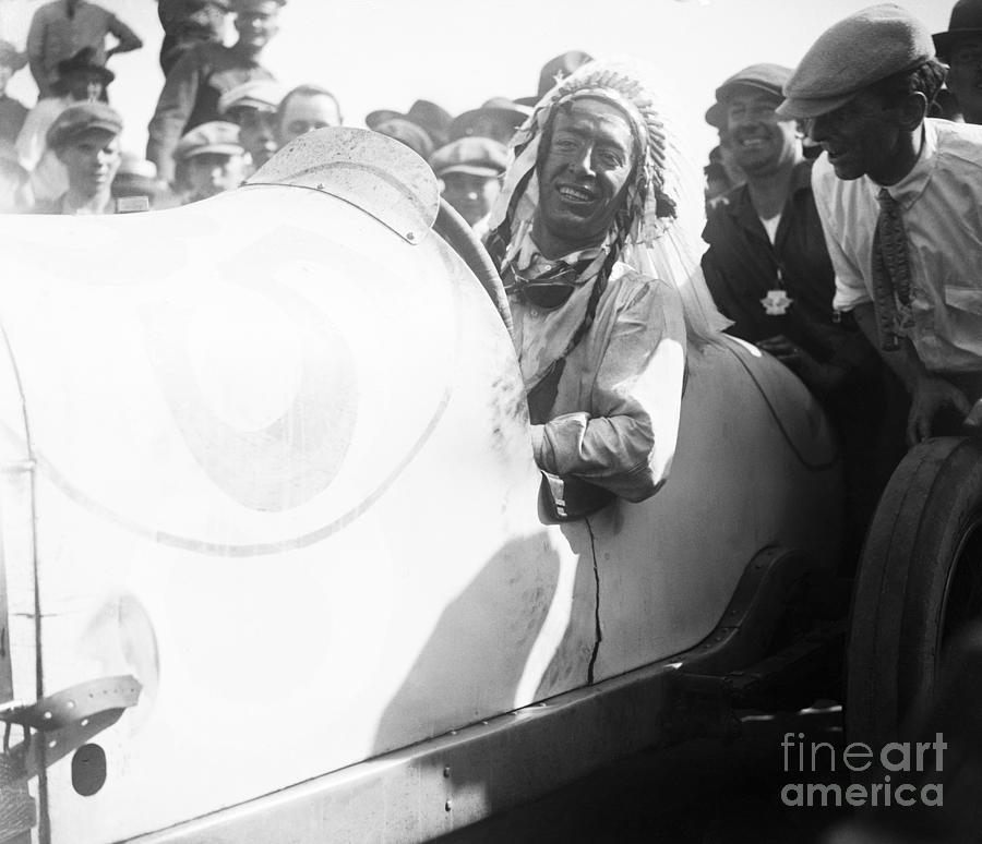 Jimmy Murphy In Race Car Photograph by Bettmann