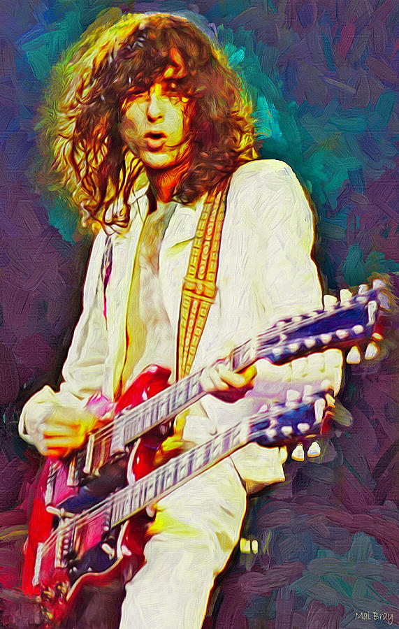 Jimmy Page Mixed Media