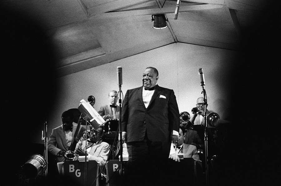 Jimmy Rushing Performs At The Newport Photograph by Michael Ochs Archives