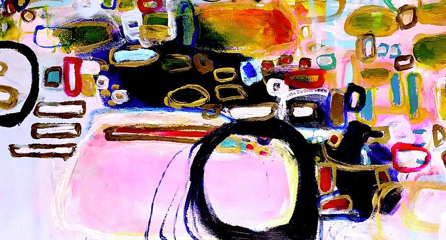 Abstract Painting - Jingle Jangle by Darlene Watson