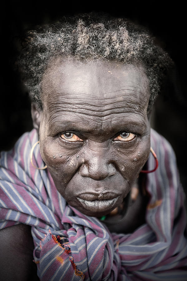 Tribe Photograph - Jiye Matriarch by Trevor Cole
