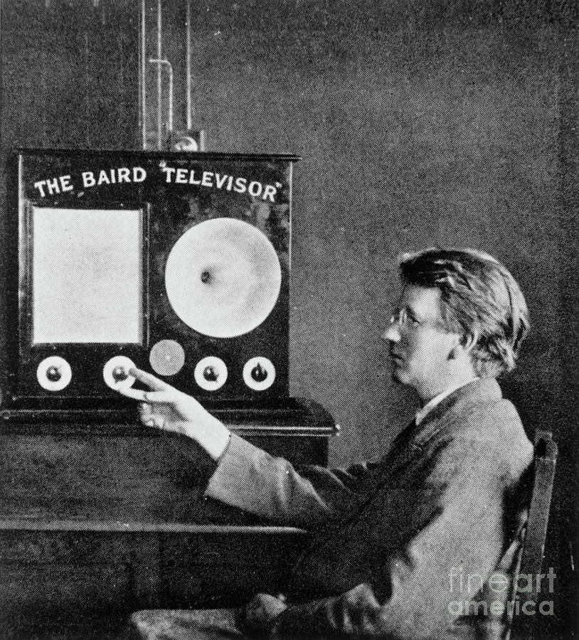 J.l. Baird With His Invention Photograph by Science Photo Library ...