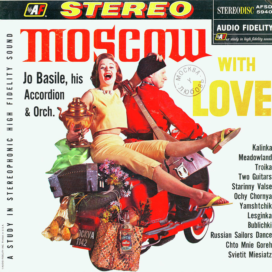 Jo Basile and Orchestra Moscow with Love Album Cover Photograph by Retrographs
