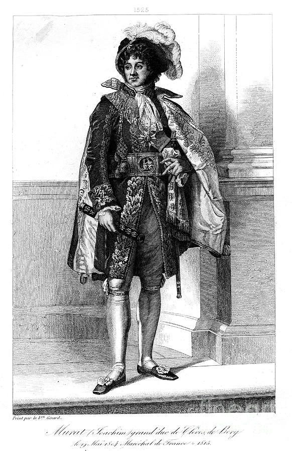 Joachim Murat 1767-1815, Marshal Drawing by Print Collector