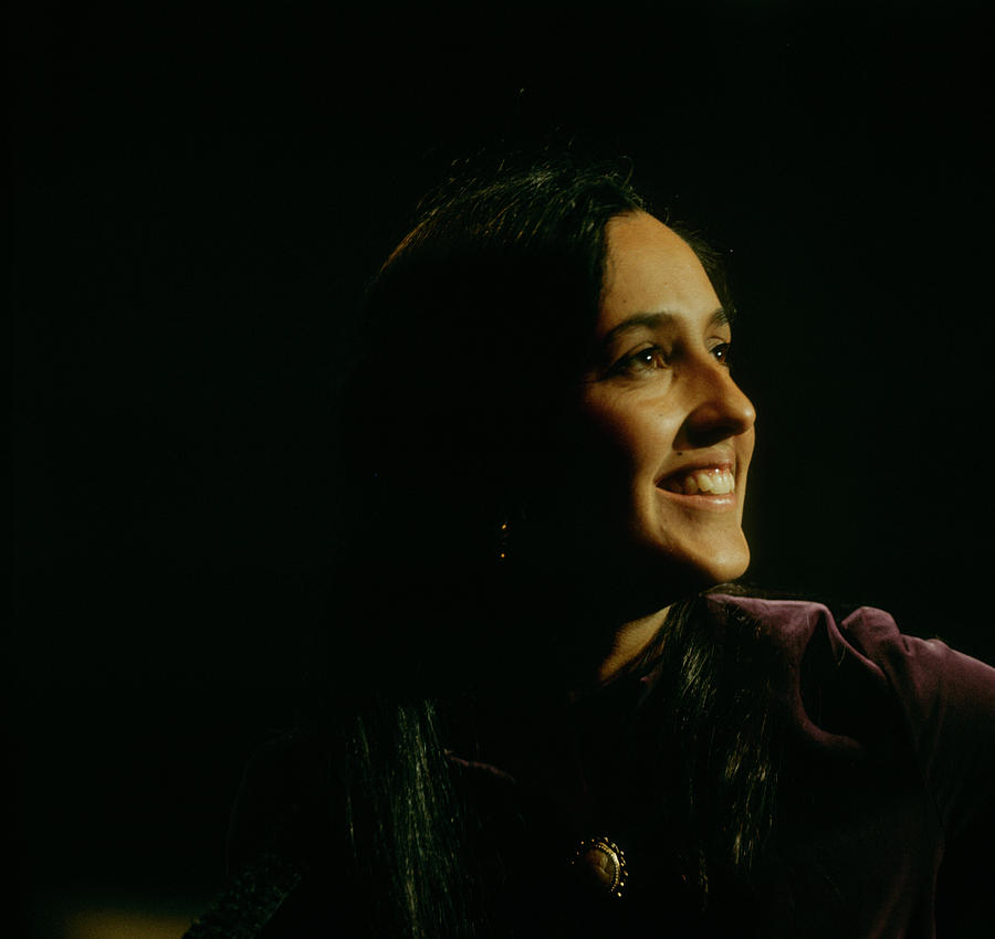 Joan Baez Performs On Stage Photograph by David Redfern