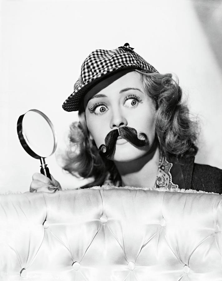 Sherlock Holmes Photograph - JOAN BLONDELL in THERES ALWAYS A WOMAN -1938-. by Album