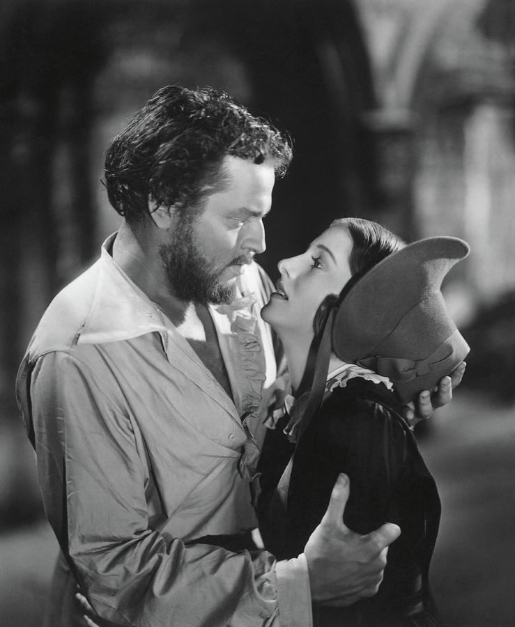 JOAN FONTAINE and ORSON WELLES in JANE EYRE -1944-. Photograph by Album
