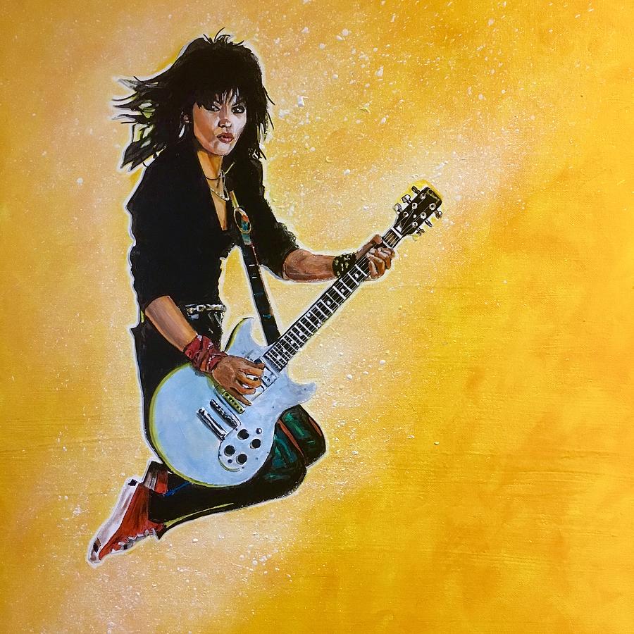 Joan Jett Painting by Joel Tesch