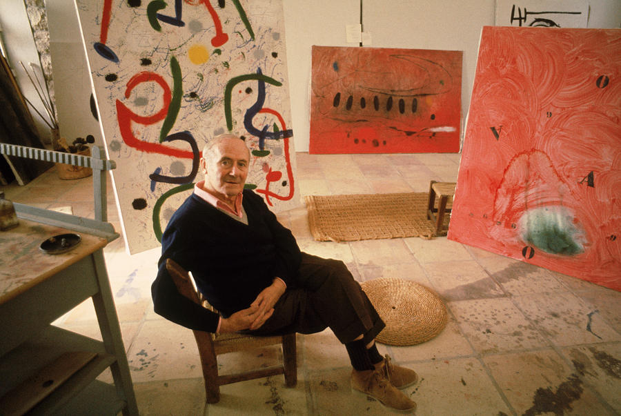 Joan Miro Photograph by Hans Namuth