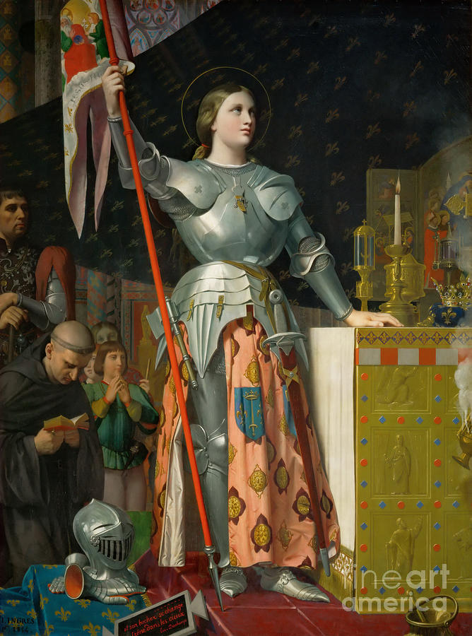Joan Of Arc At The Coronation Drawing by Heritage Images