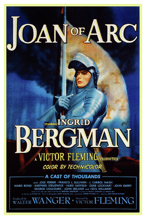 Ingrid Bergman Photograph - Joan Of Arc by Globe Photos