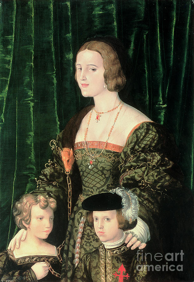Joanna The Mad Of Castille Painting by Nicolaus Alexander Mair Von Landshut