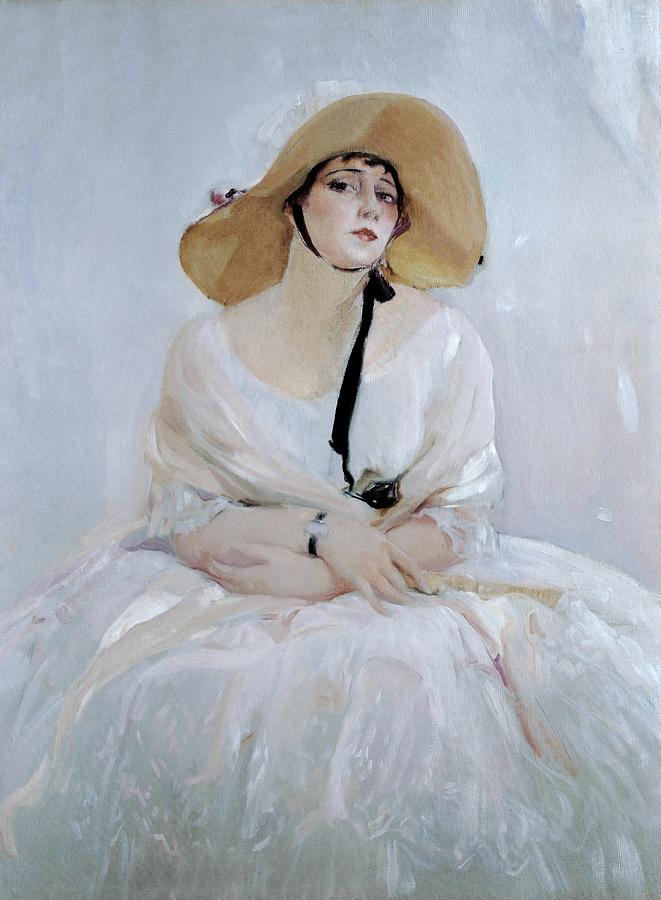 Joaquin Sorolla Raquel Meller. Oil On Canvas, 1888 - 1962. Joaquin Sorolla. Painting by Joaquin Sorolla -1863-1923-