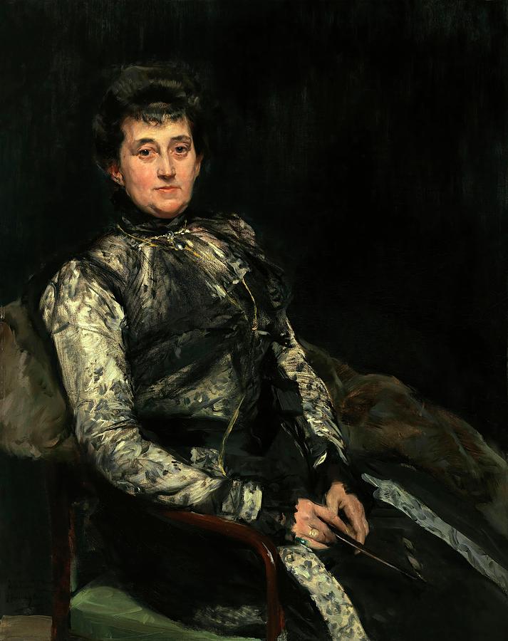 Joaquin Sorolla y Bastida Maria Teresa Moret y Remisa, the wife of Beruete, 1901, Spanish School. Painting by Joaquin Sorolla -1863-1923-