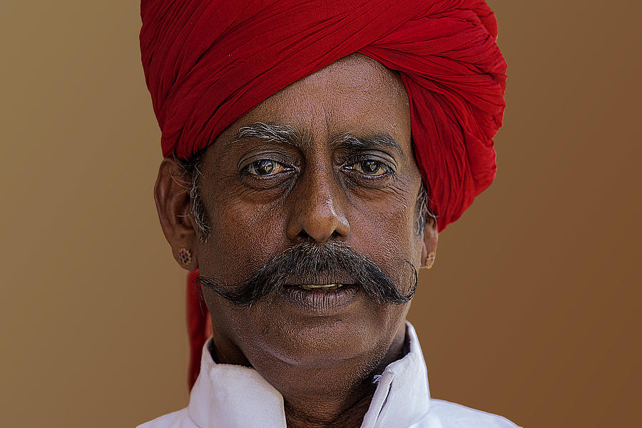 Portrait Photograph - Jodhpur Guard by Jois Domont ( J.l.g.)