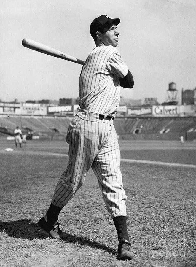 Joe Dimaggio In Profile Photograph by Transcendental Graphics Joe Dimaggio In Profile Photograph by Transcendental Graphics