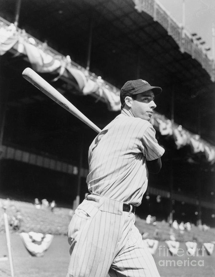 Joe Dimaggio Vintage Baseball Photograph by Photo File - Pixels