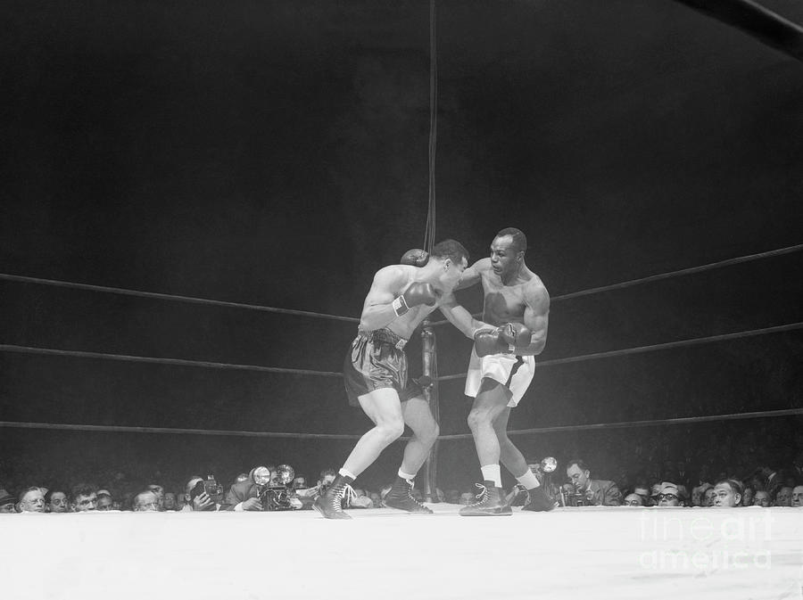 Joe Louis Boxing Jersey Joe Walcott Photograph by Bettmann