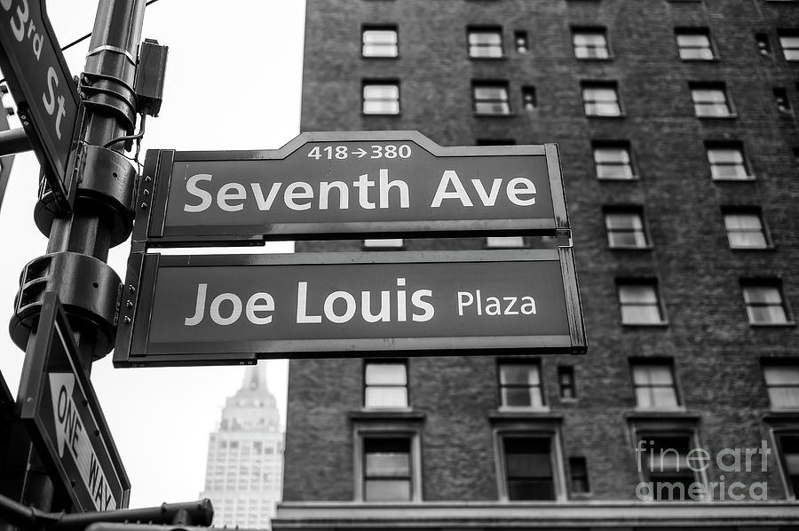 Joe Louis Plaza New York City Photograph by John Rizzuto
