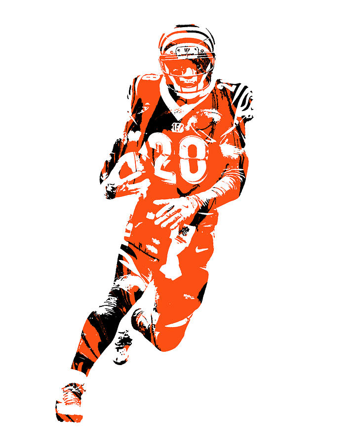 Mens NFL Team Apparel Cincinnati Bengals JOE MIXON Football Jersey Shirt  ORANGE