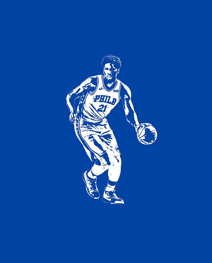 Youth Joel Embiid Blue Philadelphia 76ers Player T-Shirt