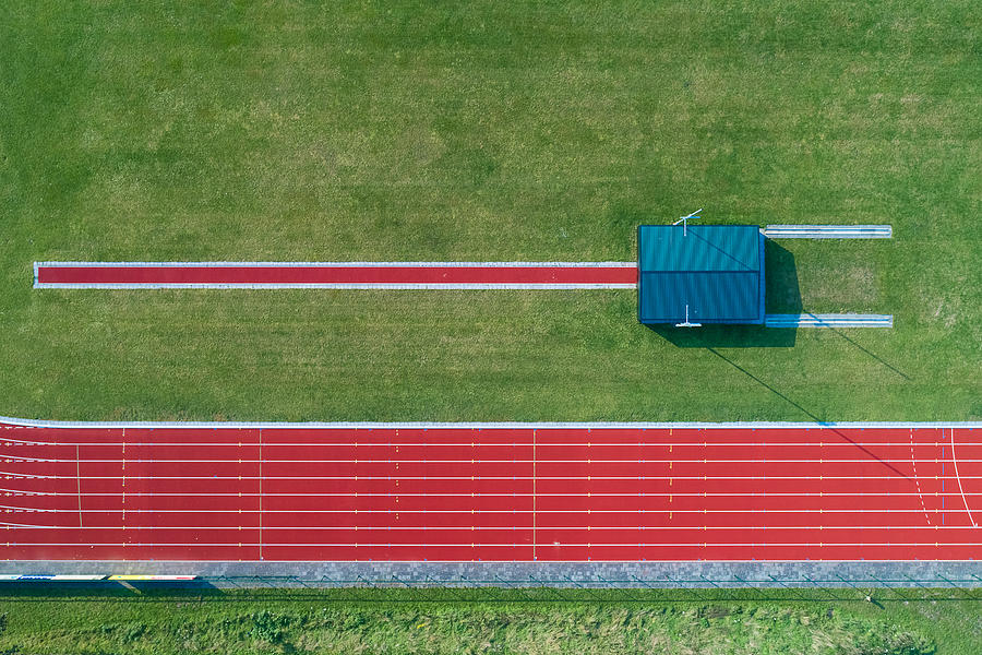 Jogging Photograph - Jogging Track by Bernardine De Laat Jogging Photograph - Jogging Track by Bernardine De Laat