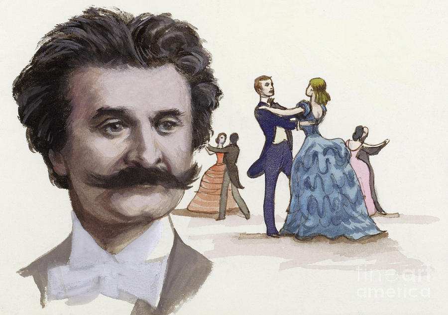 Johann Strauss The Younger Painting by Ralph Bruce