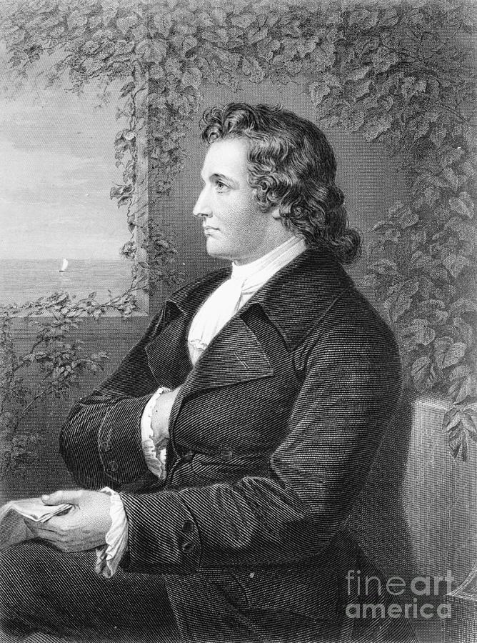 Johann Wolfgang Von Goethe Engraving Photograph by Bettmann