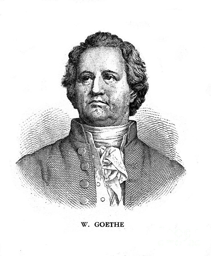 Johann Wolfgang Von Goethe, German Drawing by Print Collector