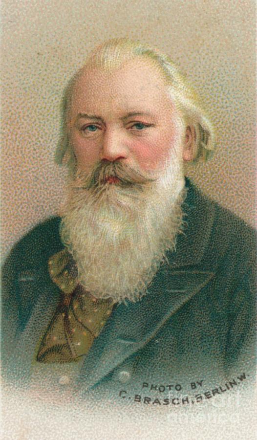 Johannes Brahms 1833-1897 Was A German Drawing by Print Collector