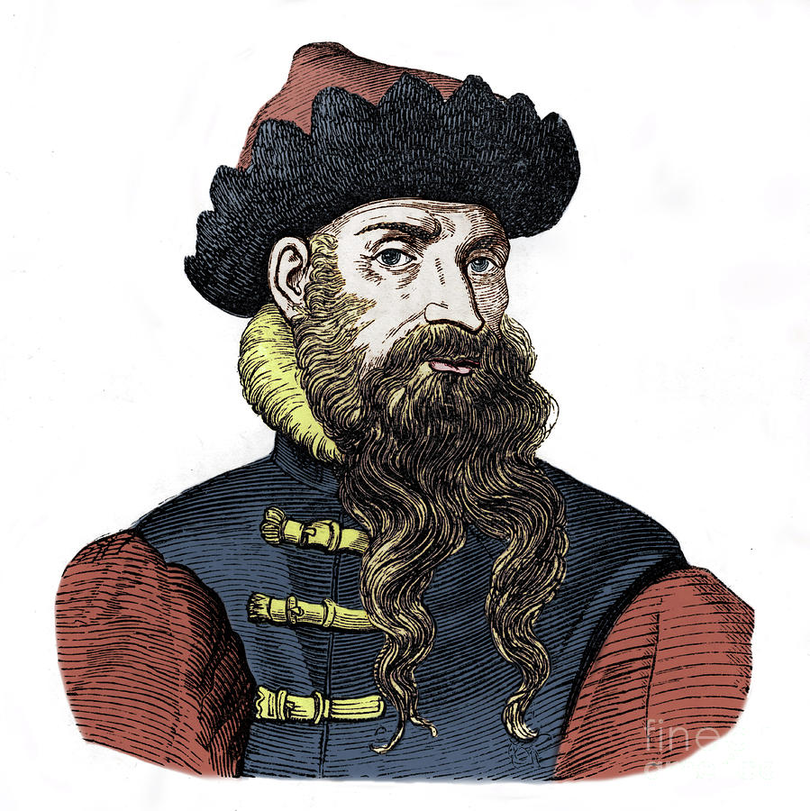 Johannes Gutenberg Drawing by English School