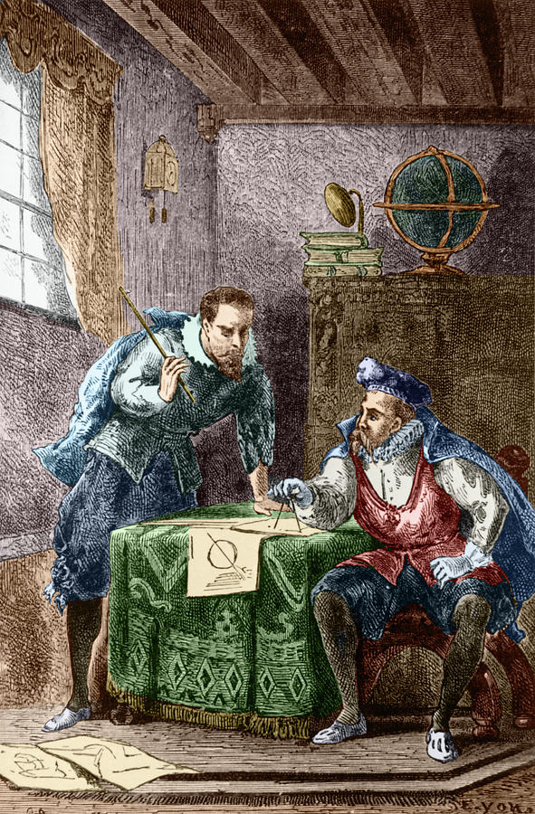Johannes Kepler And Tycho Brahe Photograph by Science Source