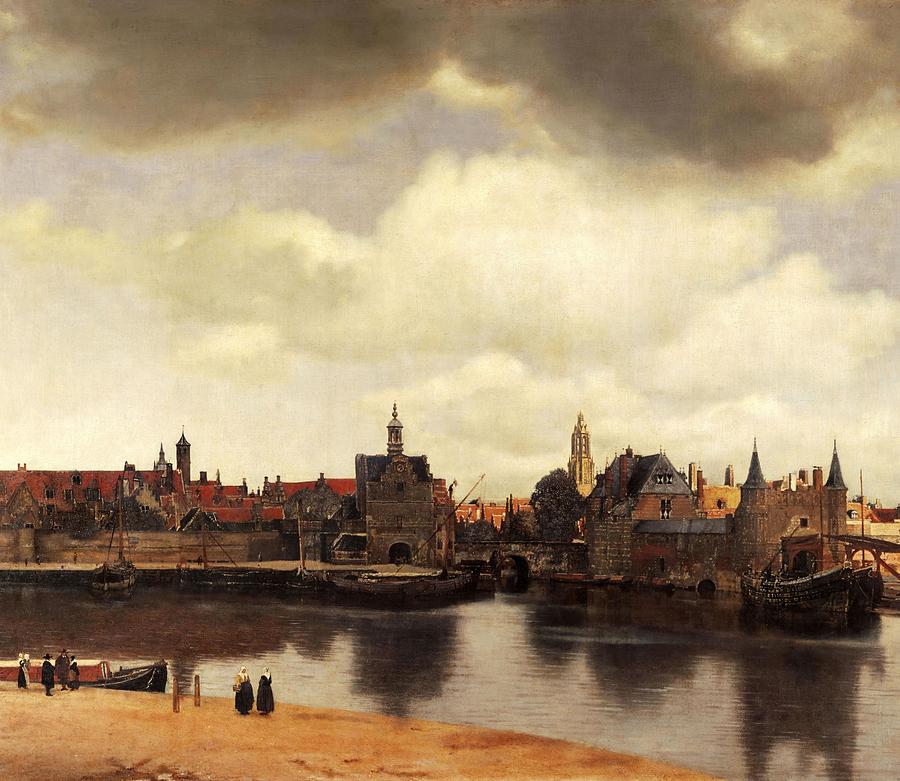 Johannes Vermeer / 'View of Delft', 16581660, Oil on