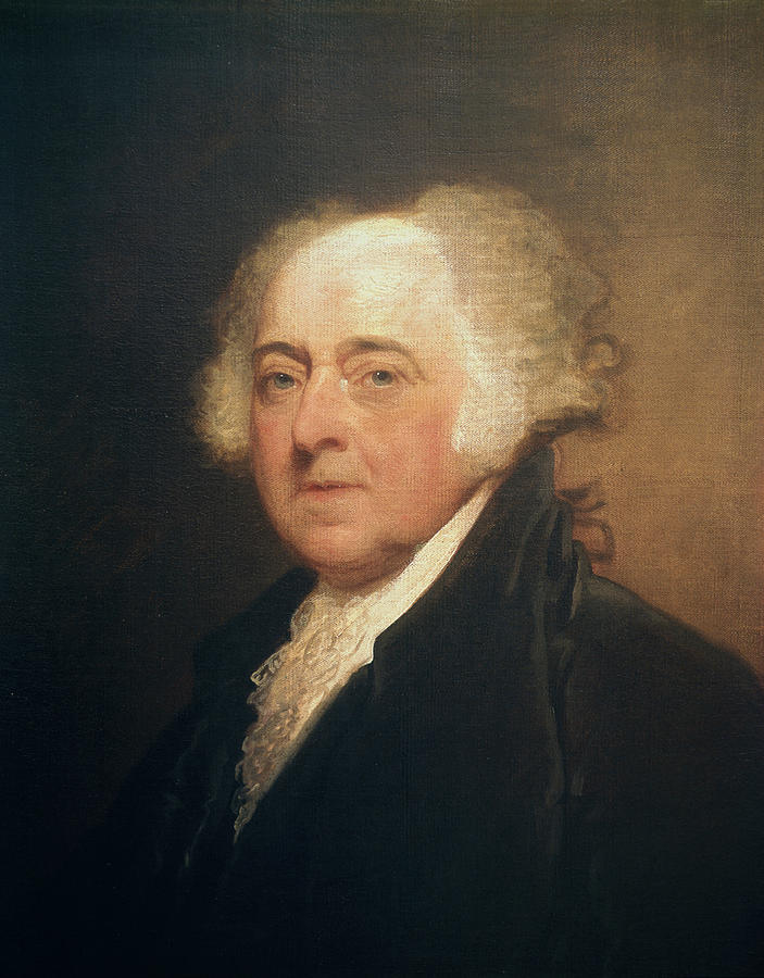 John Adams By Stuart Drawing by Gilbert Stuart Pixels