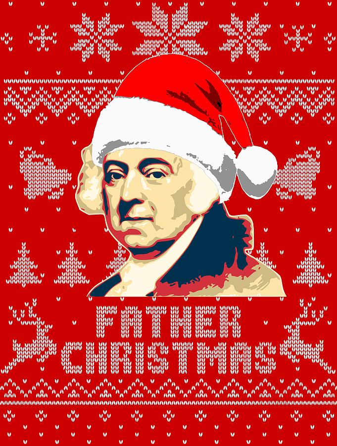 Santa Digital Art - John Adams Father Christmas by Filip Hellman Santa Digital Art - John Adams Father Christmas by Filip Hellman