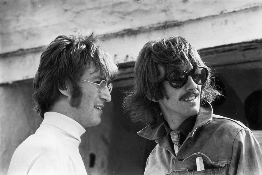 George Harrison Photograph - John And George by Keystone Features