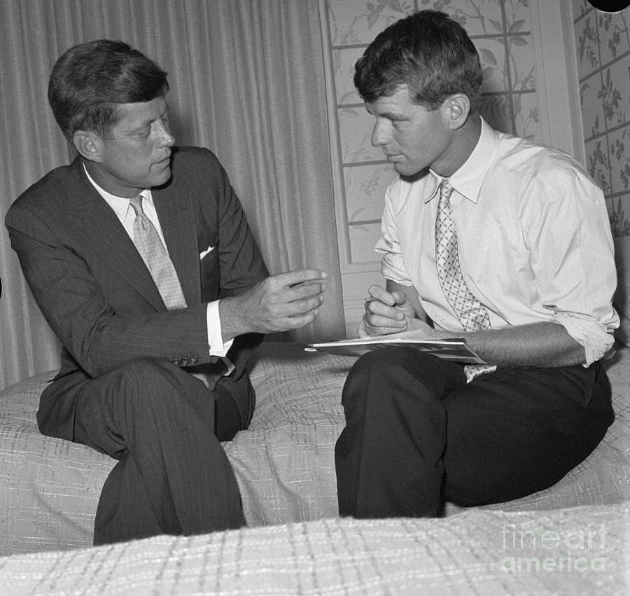 John And Robert Kennedy Photograph by Bettmann