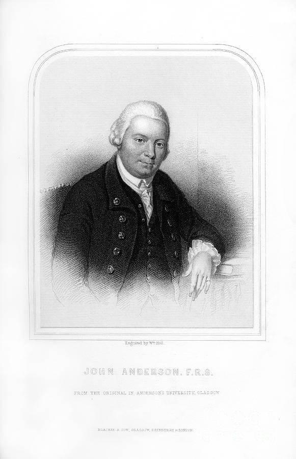 John Anderson, Scottish Professor Drawing by Print Collector