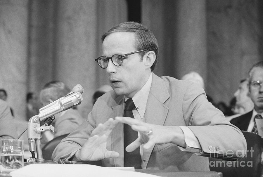 John Dean Testifies At The Watergate Photograph by Bettmann