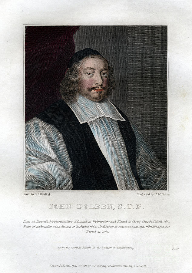 John Dolben, Archbishop Of York By Print Collector