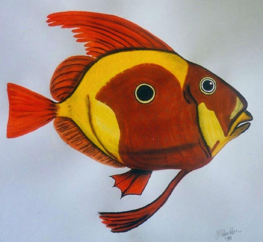 John Dory Painting by Joan Stratton