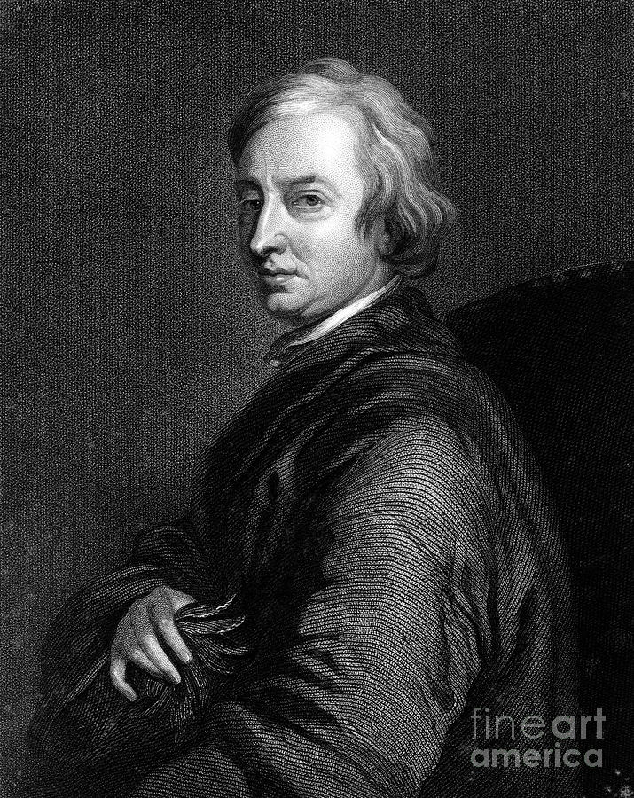 John Dryden, 17th Century English Poet Drawing by Print Collector John Dryden, 17th Century English Poet Drawing by Print Collector