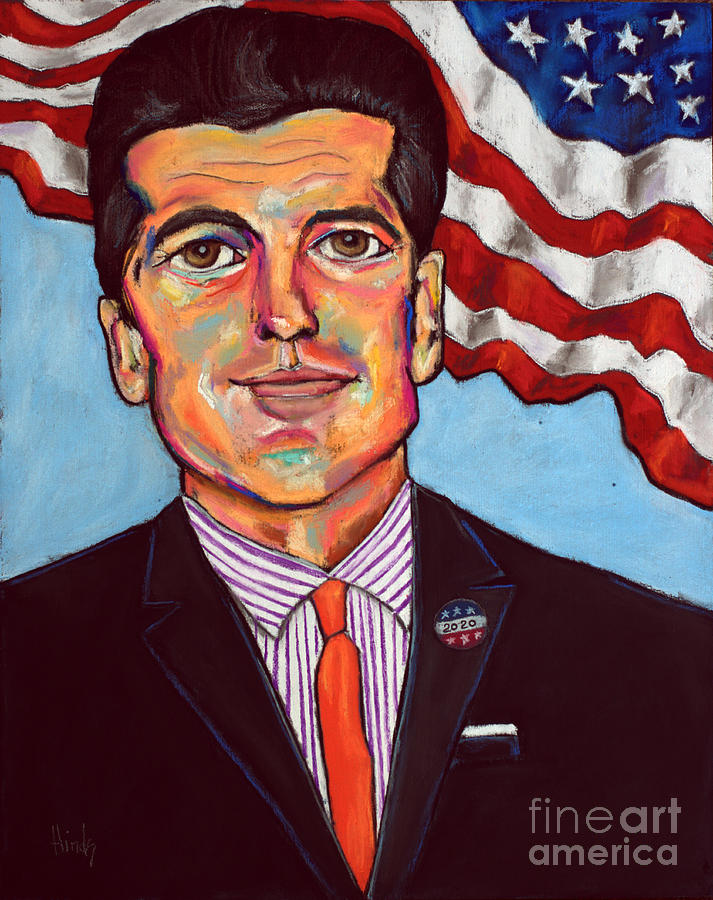 John F. Kennedy Jr. Painting by David Hinds